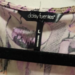 Daisy Fuentes floral shirt